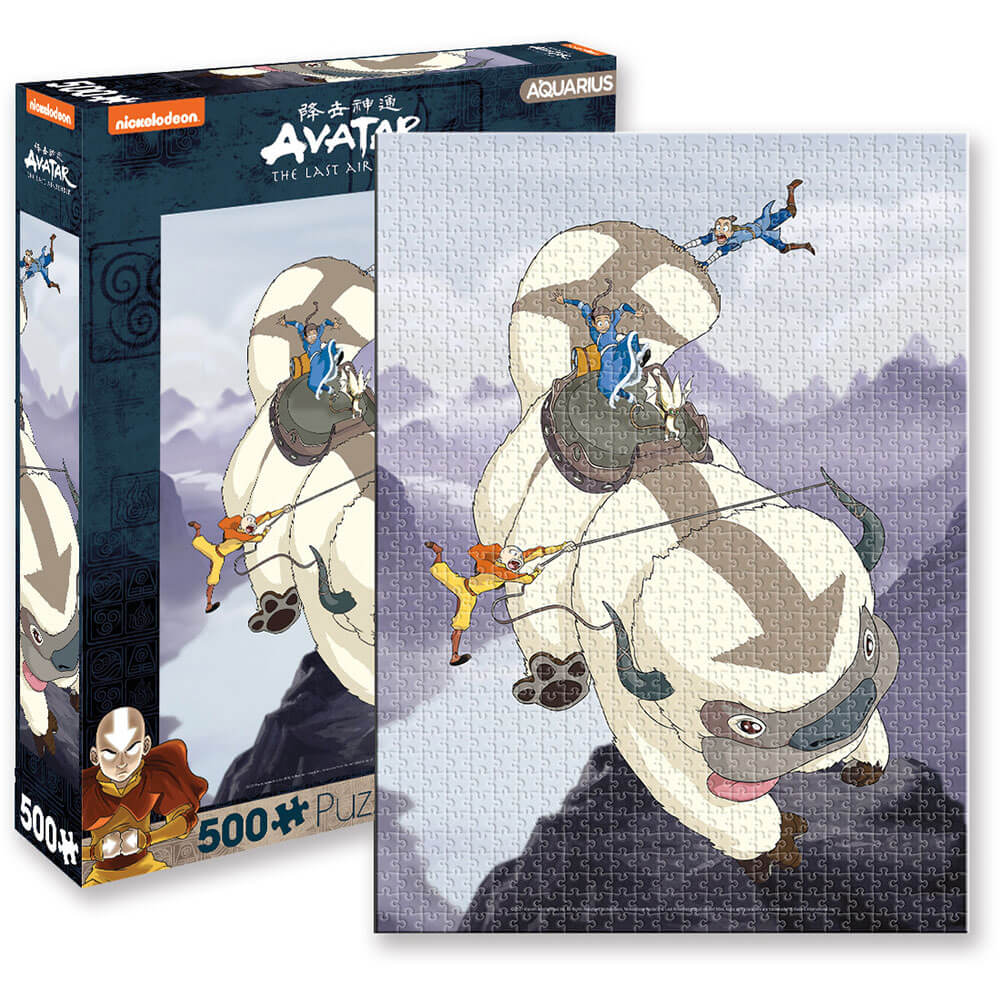 Aquarius Avatar the Last Airbender Appa & Gang Puzzle 500 stk