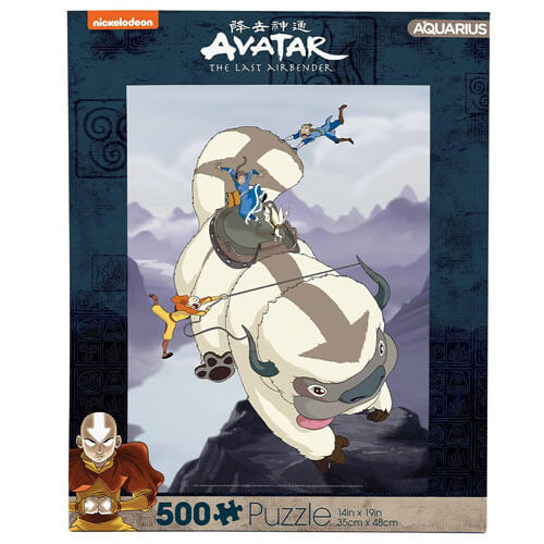 Aquarius Avatar the Last Airbender Appa & Gang Puslespil 500 stk