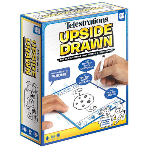 Telestrations Upside Drawn Sketch & Guess Game