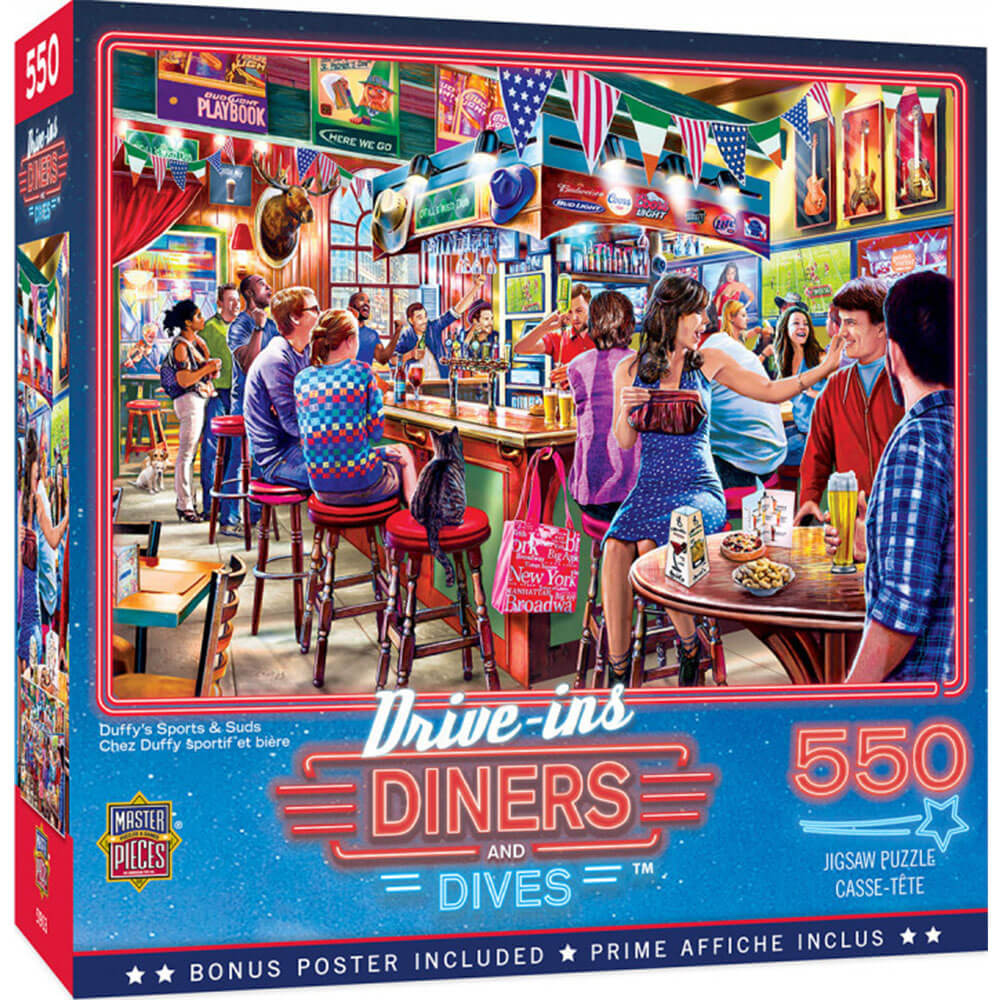 Drive-Ins Diners &amp; Dives 550-teiliges Puzzle