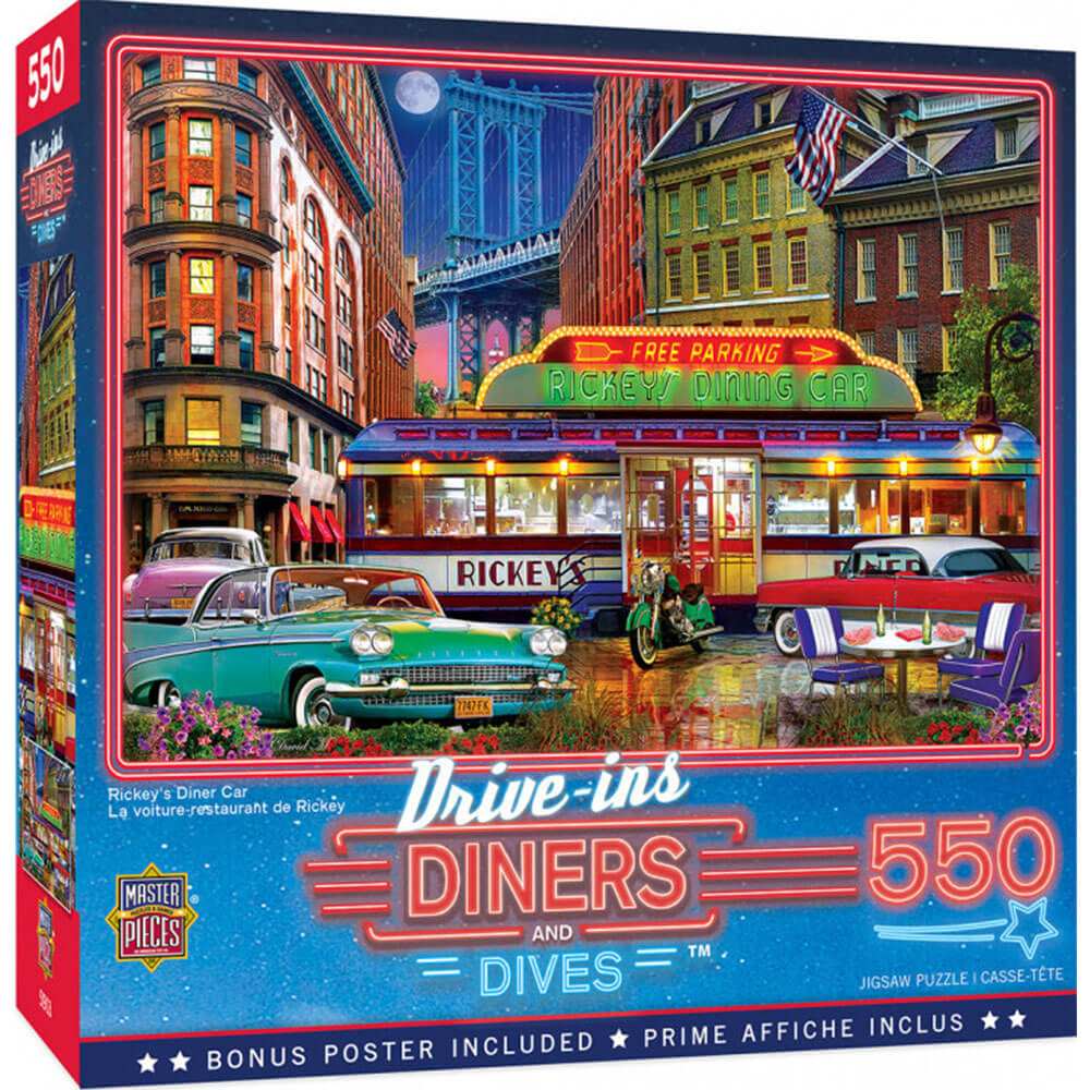Drive-Ins Diners &amp; Dives 550-teiliges Puzzle