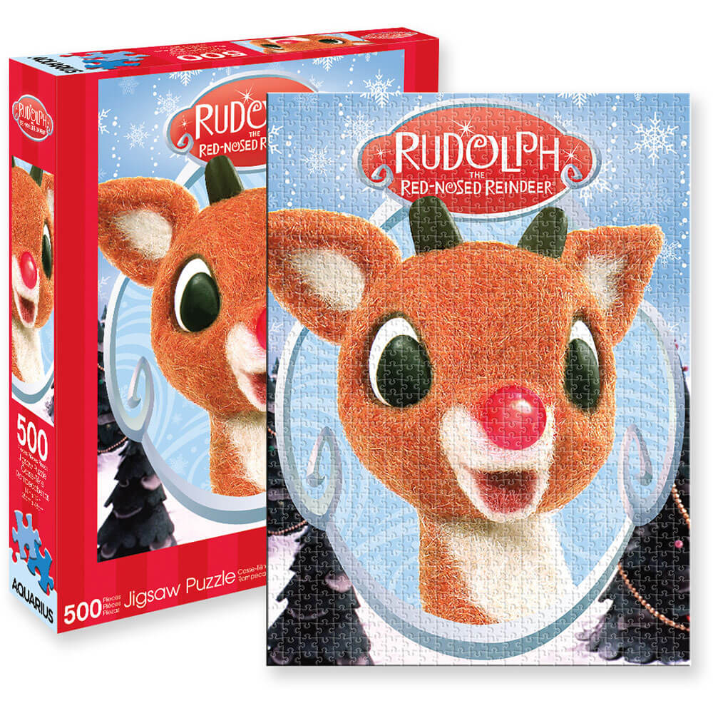 Aquarius Rudolph the Red Nosed Reindeer Collage Puzzle 500pc