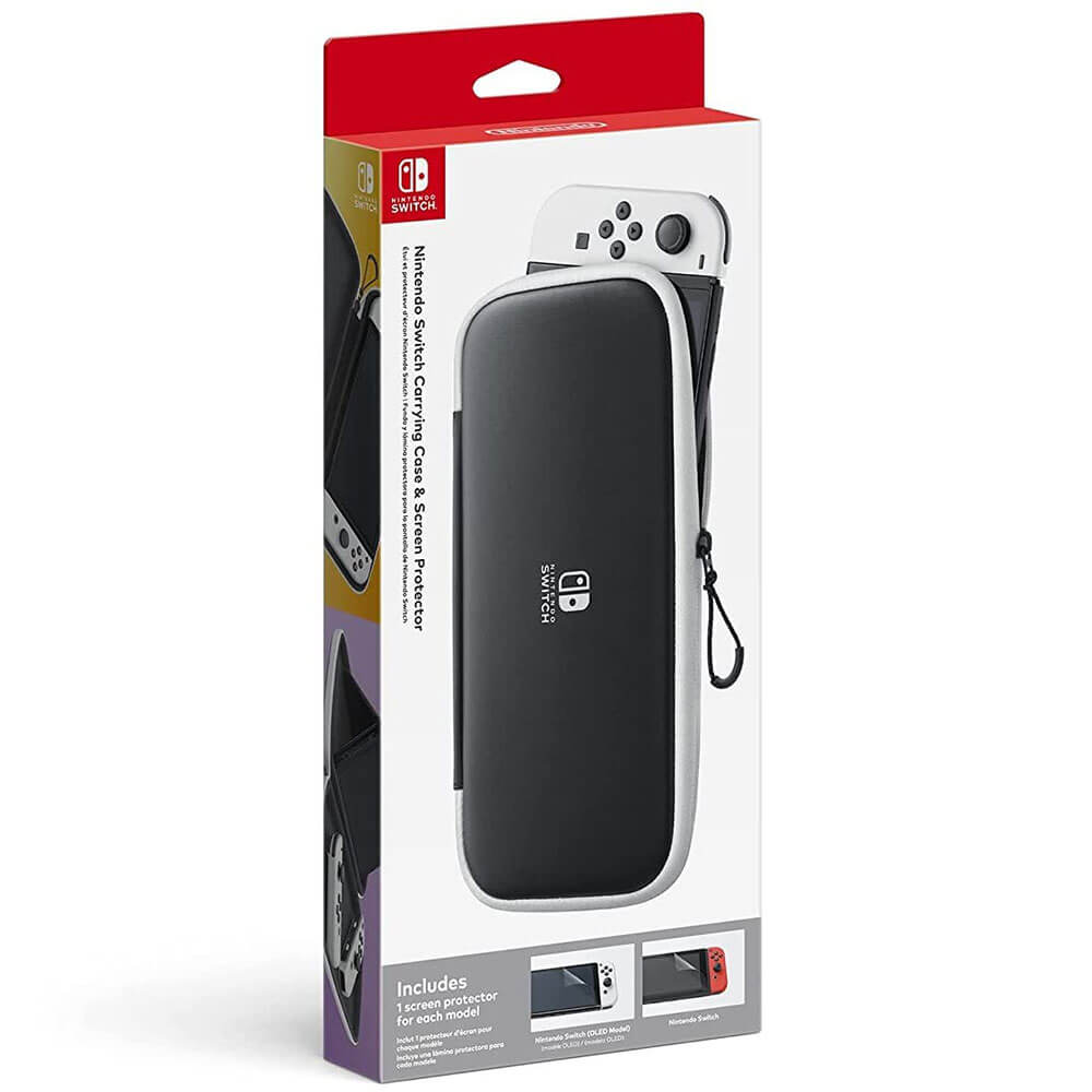 Nintendo Switch Oled-model draagtas en schermbeschermer
