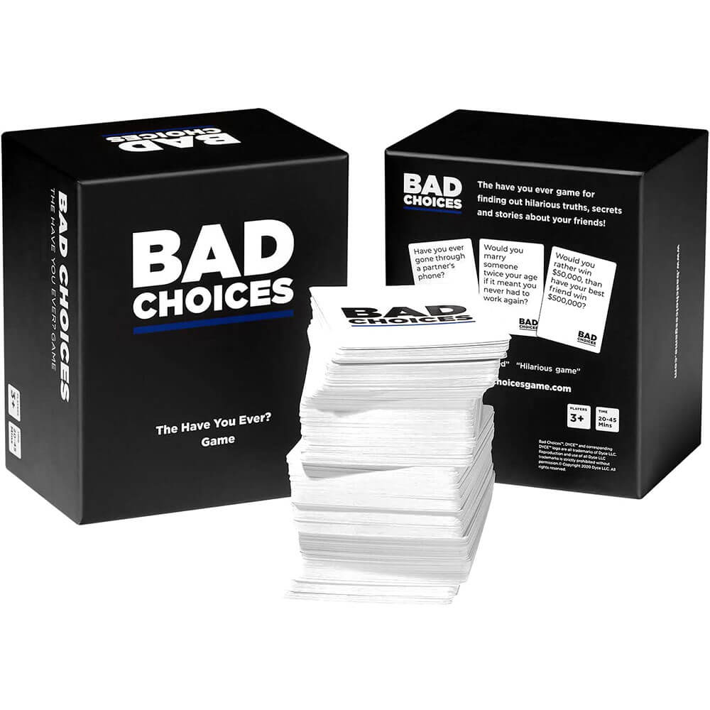 Bad Choices "The Have You Ever?" Adult Party Game