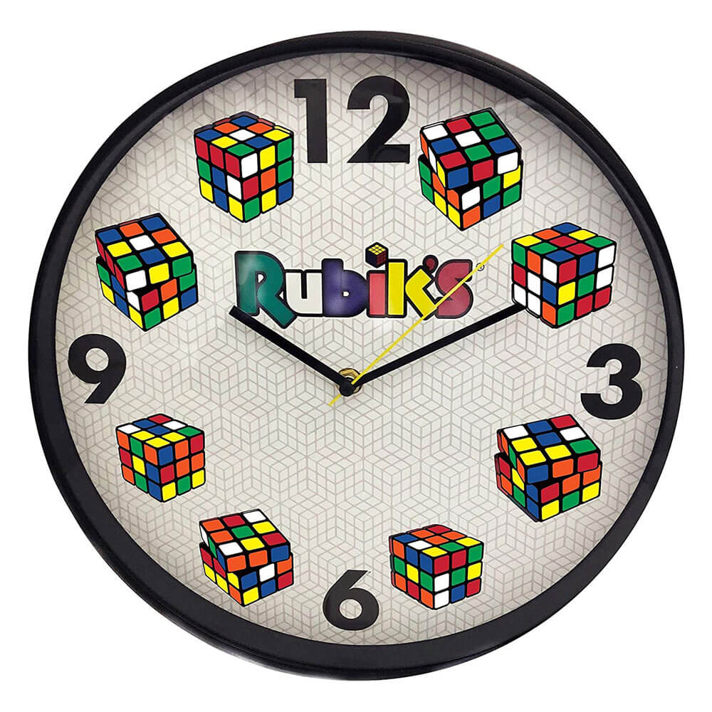 Rubik's tijd om wandklok op te lossen 12"