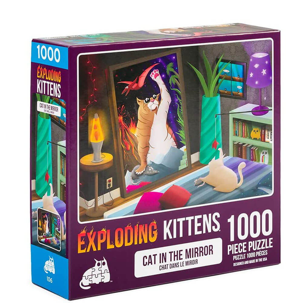  Explodierendes Kätzchen-Katzen-Puzzle mit 1000 Teilen