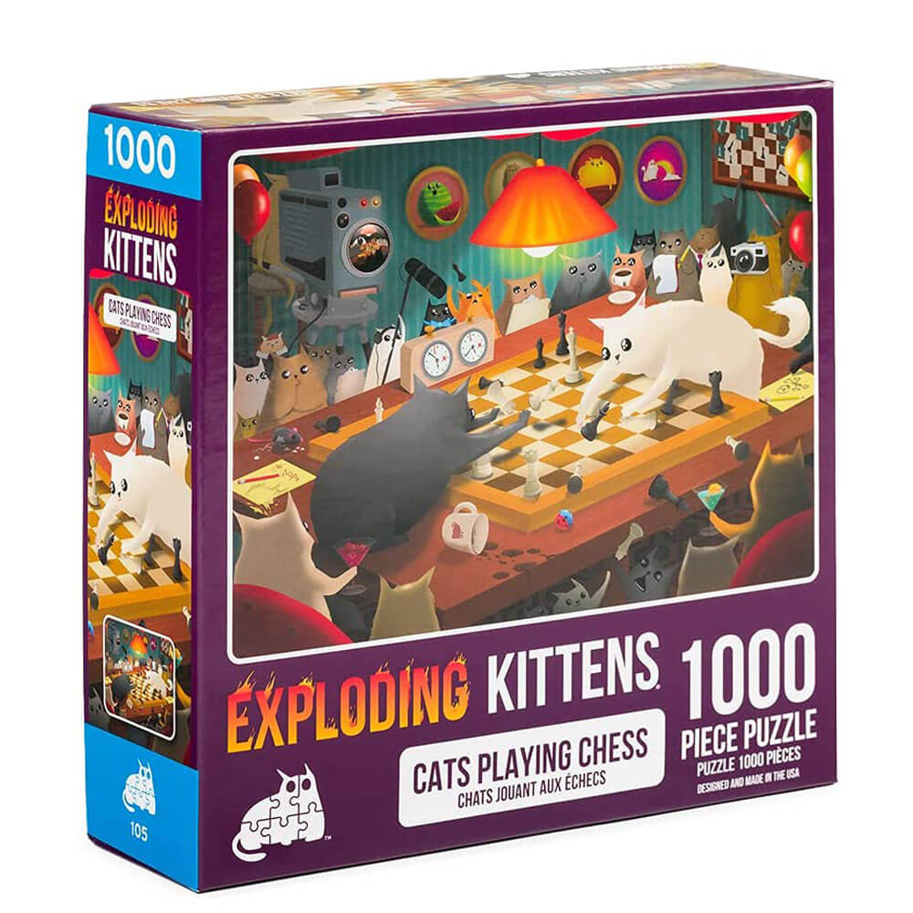  Explodierendes Kätzchen-Katzen-Puzzle mit 1000 Teilen