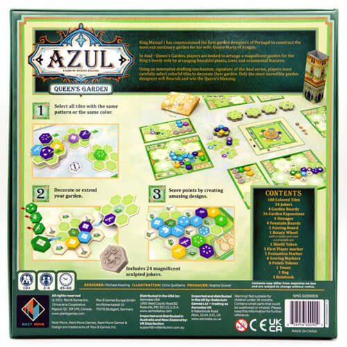 Azul Queen's Garden brætspil