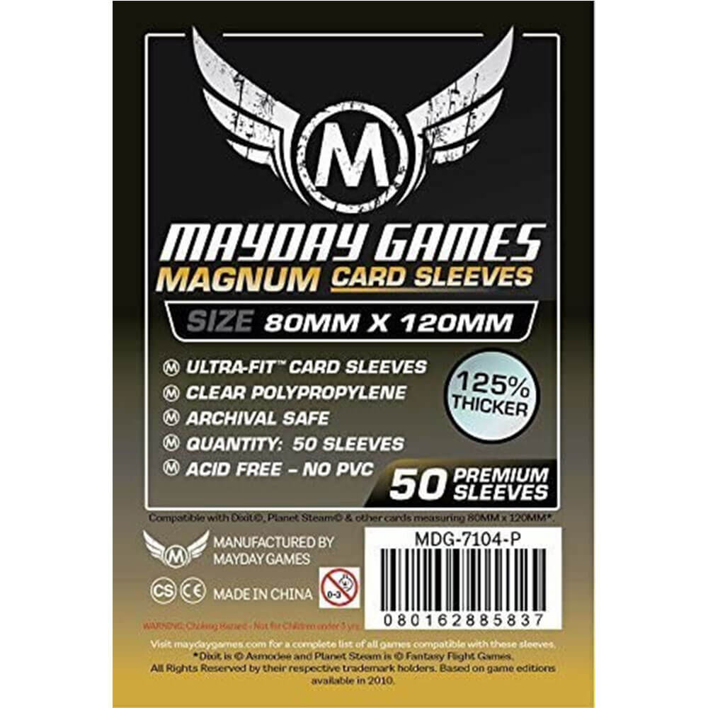 Mayday Black Backed Magnum Gold Sleeve 80mm x 120mm