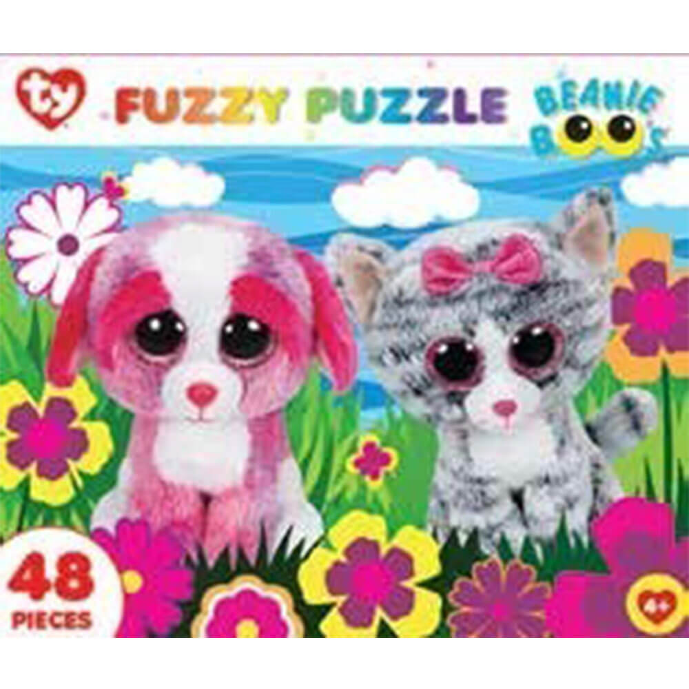 Puzzle pelucheux Beanie Boo Garden Buddies 48 pièces