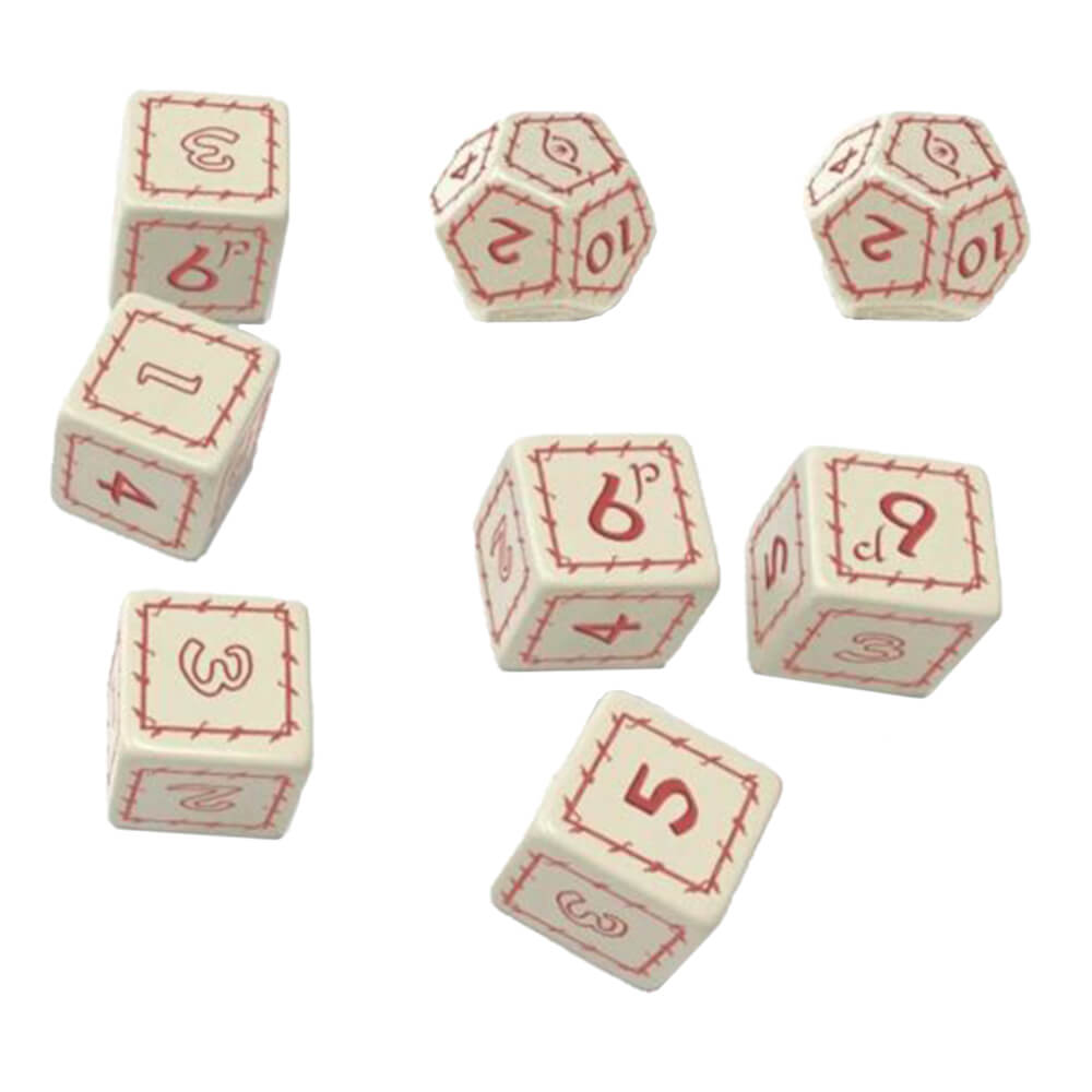 The One Ring White Dice Set