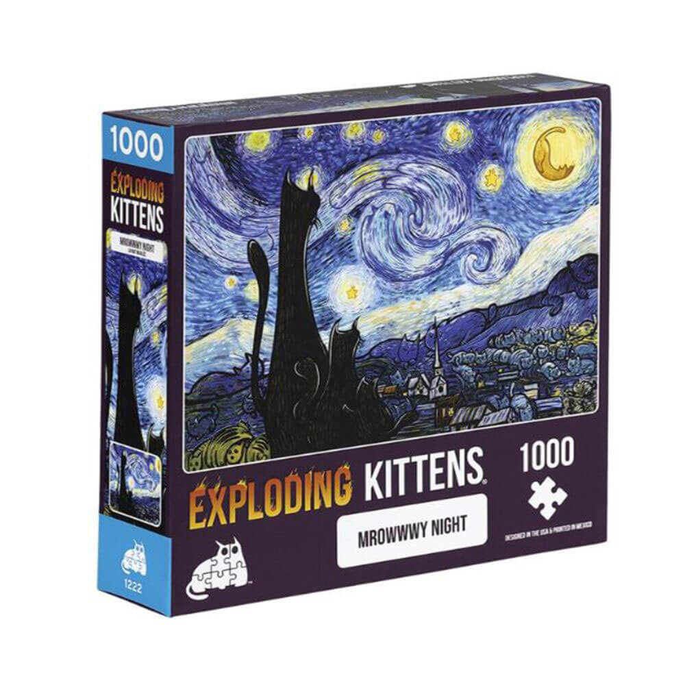 Explodierende Kätzchen Puzzle 1000 Teile