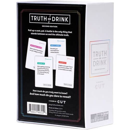 Wahrheit oder Alkohol: Kartenspiel der zweiten Auflage