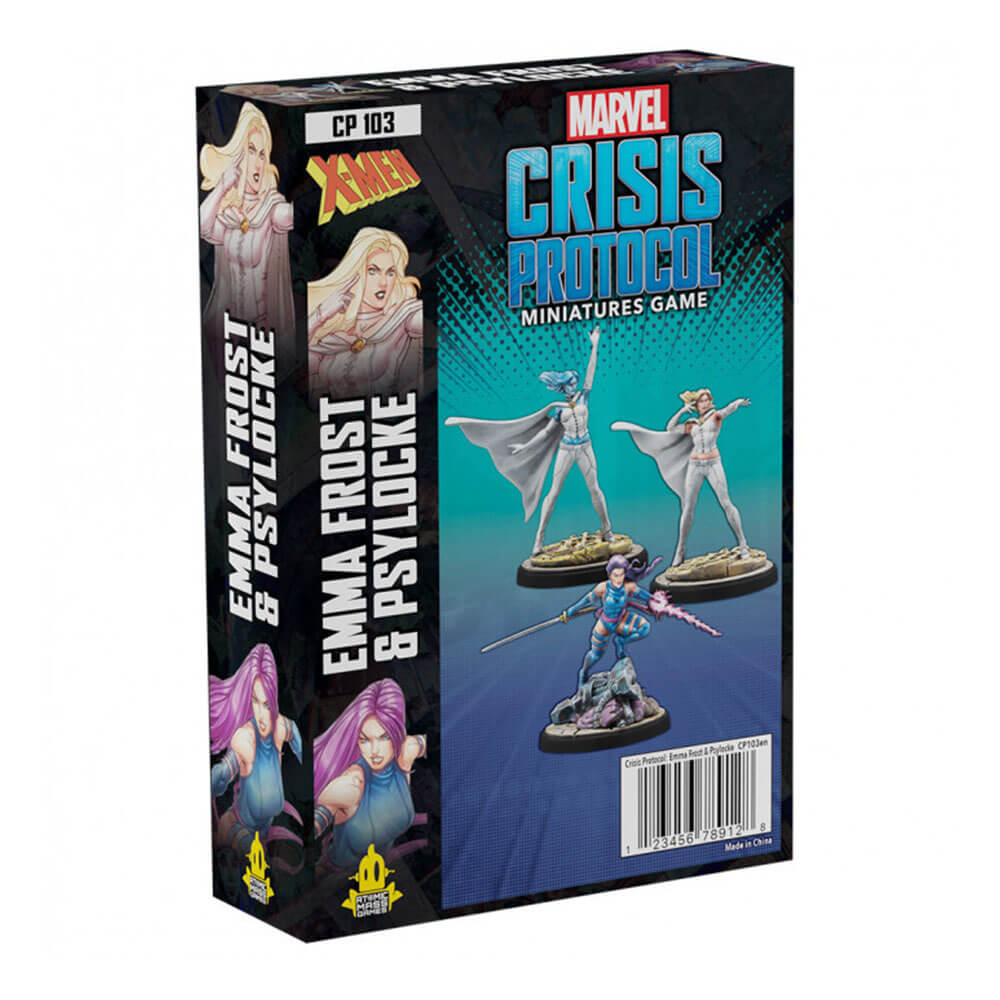Marvel Crisis Protocol Emma Frost & Psylocke Miniature Game