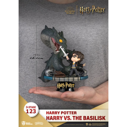 Beast Kingdom D Stage Harry Potter Harry vs Basilisk Figure