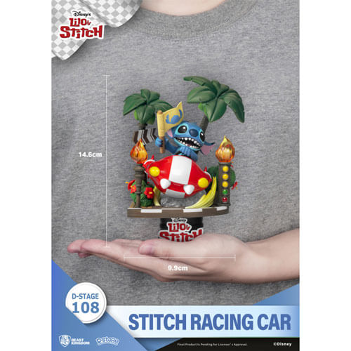 Beast Kingdom D Stage Lilo & Stitch Stitch Racing Car Figure