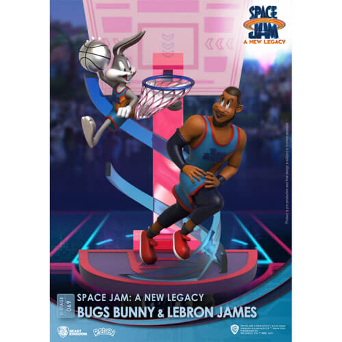 Beast Kingdom D-Stage Bugs Bunny & Lebron James Figure