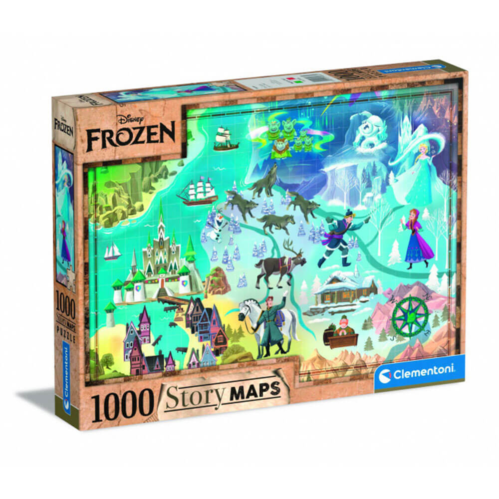Clementoni Disney Frozen Story Maps Puzzle 1000pcs