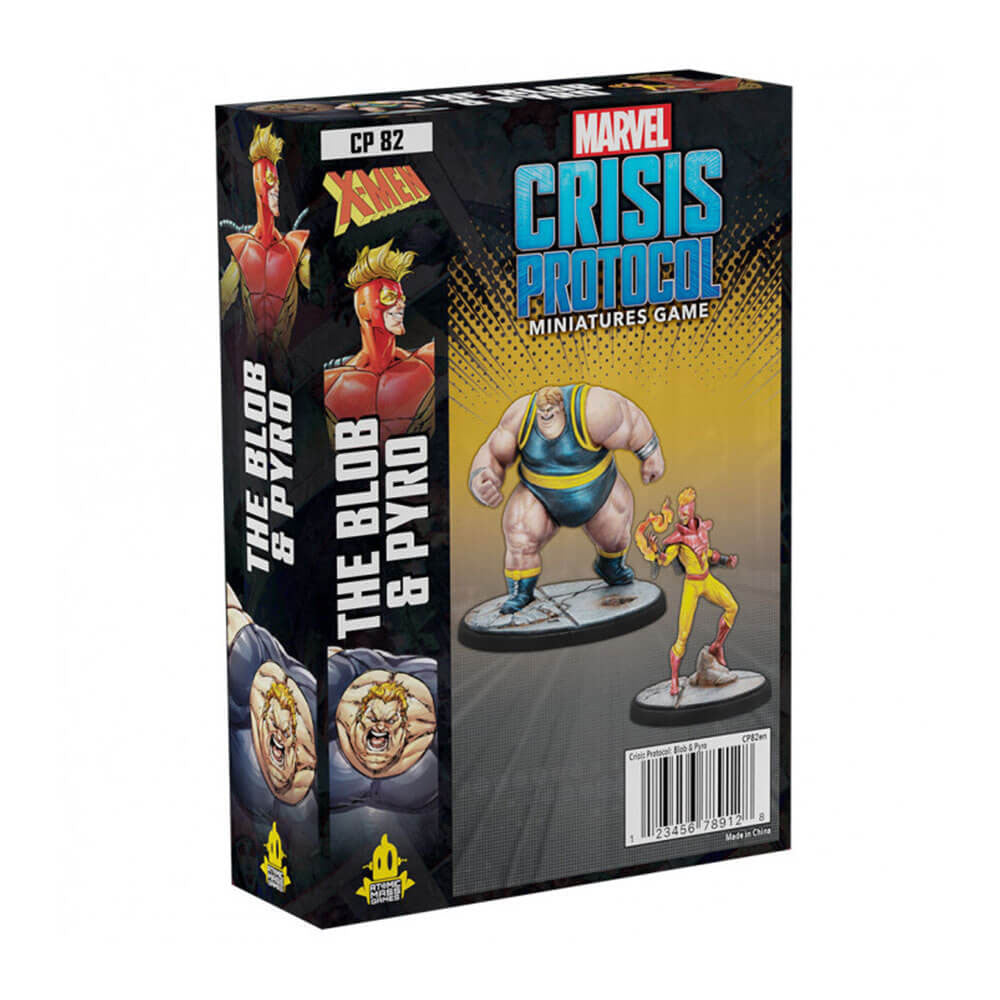 Marvel Crisis Protocol Blob & Pyro Miniature Game