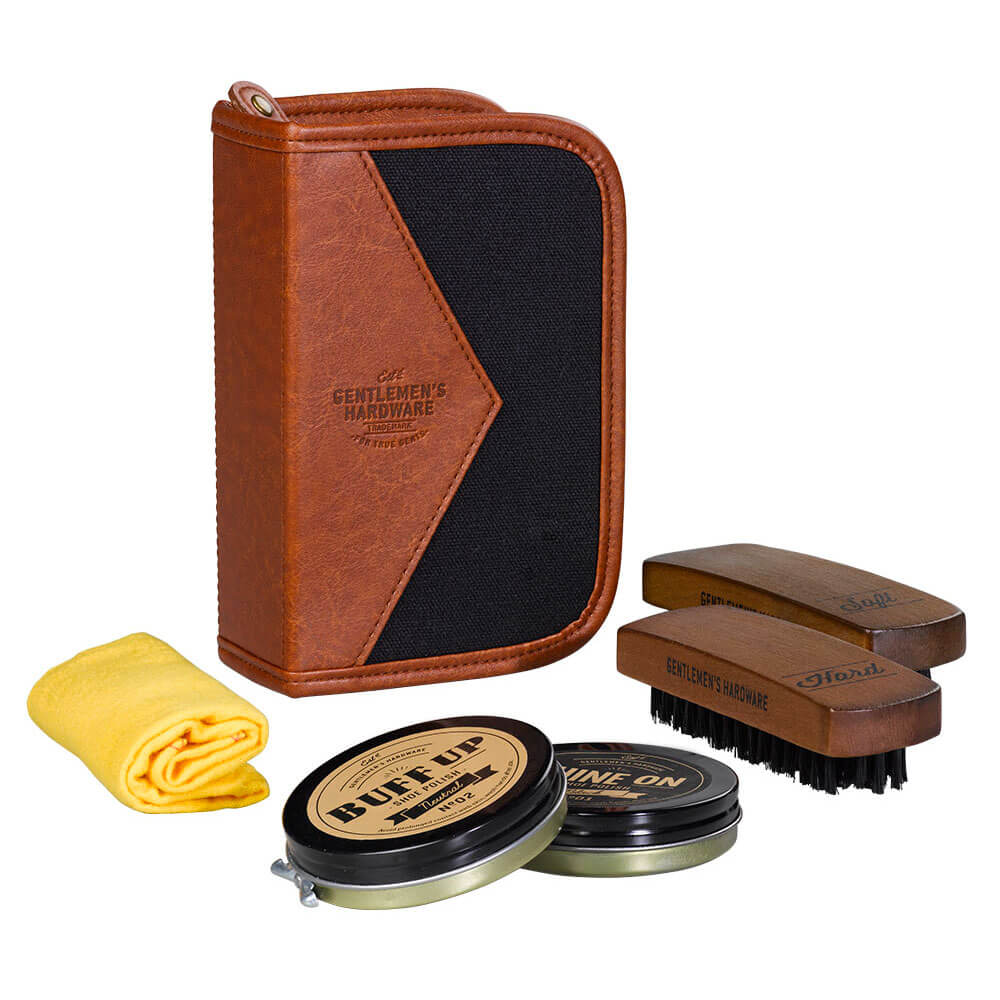 Gentlemen's Hardware Charcoal Shoe Shine Kit