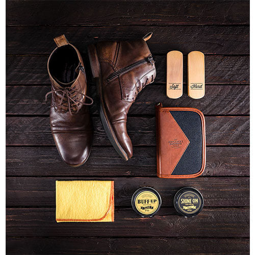 Gentlemen's Hardware Charcoal Shoe Shine Kit