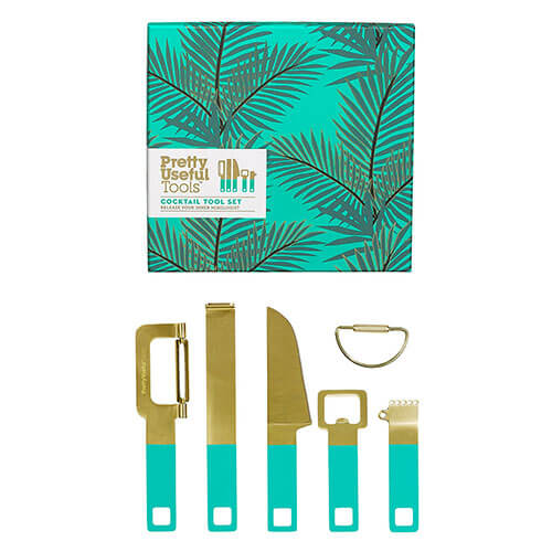 Pretty Useful Tools Cocktail Tool Set (Tropical Topaz)