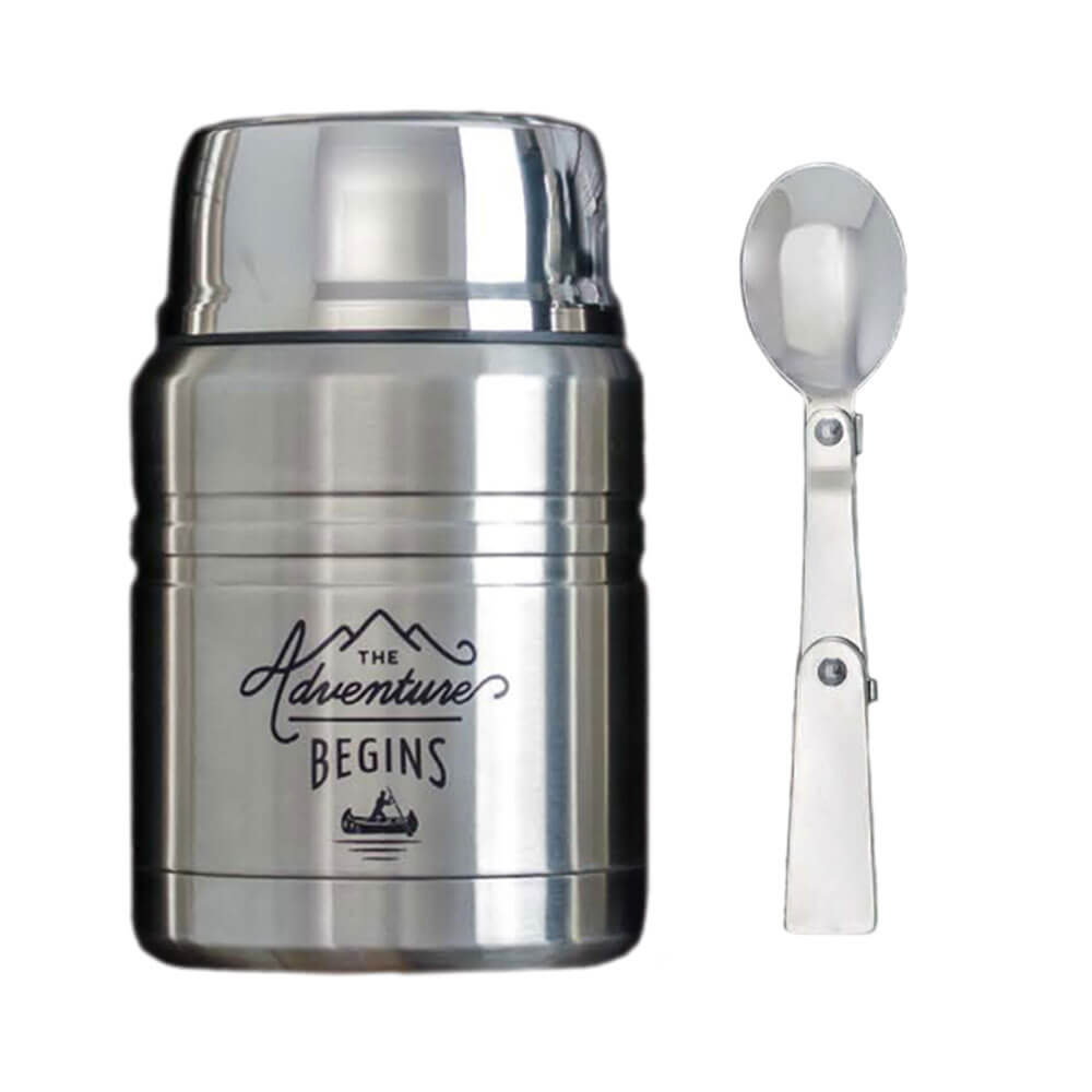 Gentlemen's Hardware Food Flask w/ Spoon (500mL)