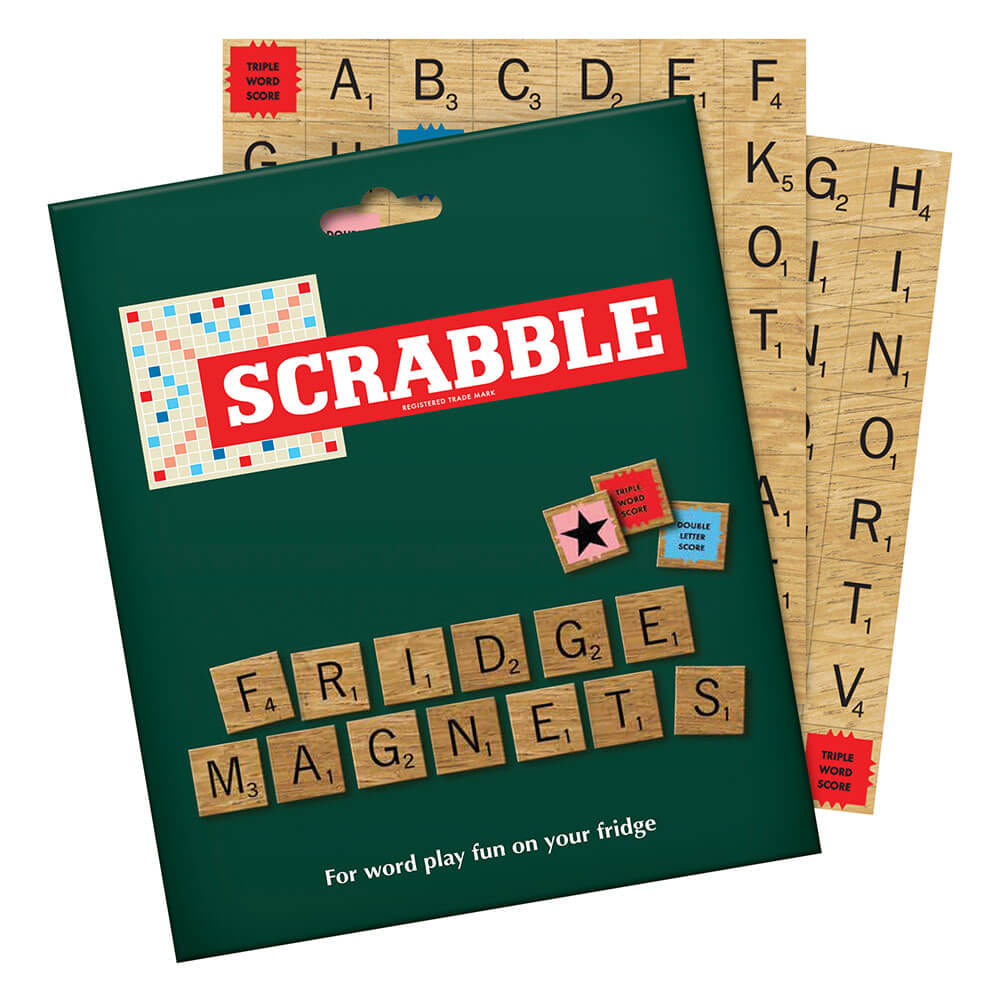 Scrabble Fridge Magnet Set