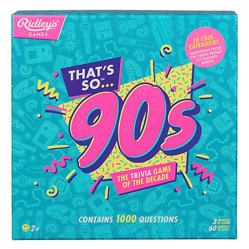 Ridley's Thats So 90s Quiz UK