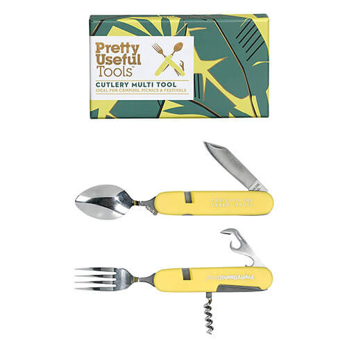 Pretty Useful Tools Camping Cutlery Tool (Sunrise Yellow)