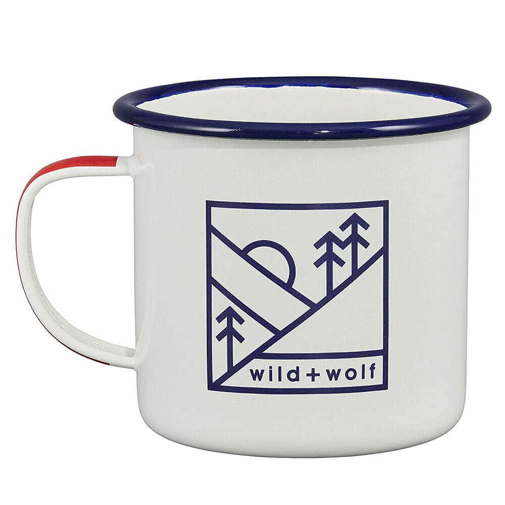 Wild & Wolf Emaillebecher (500ml)