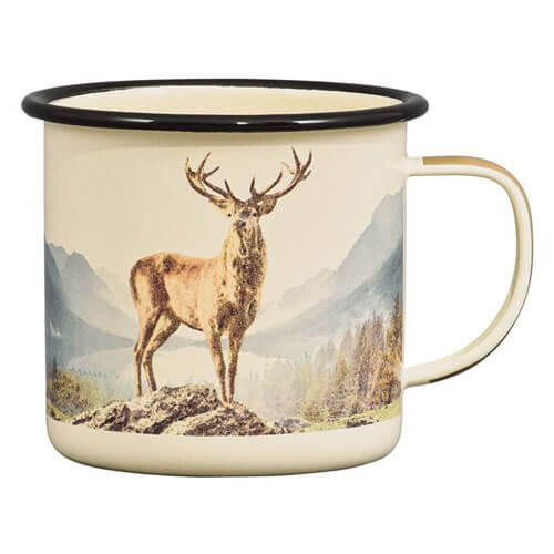 Gentlemen's Hardware Great Outdoors Enamel Mug (Deer 500mL)