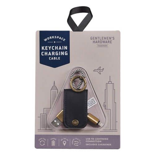 Gentlemen's Hardware Keychain Charging Cable