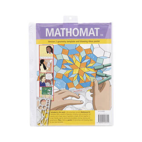 Mathomat Geometry Template Stencil with Poster (Version 2)