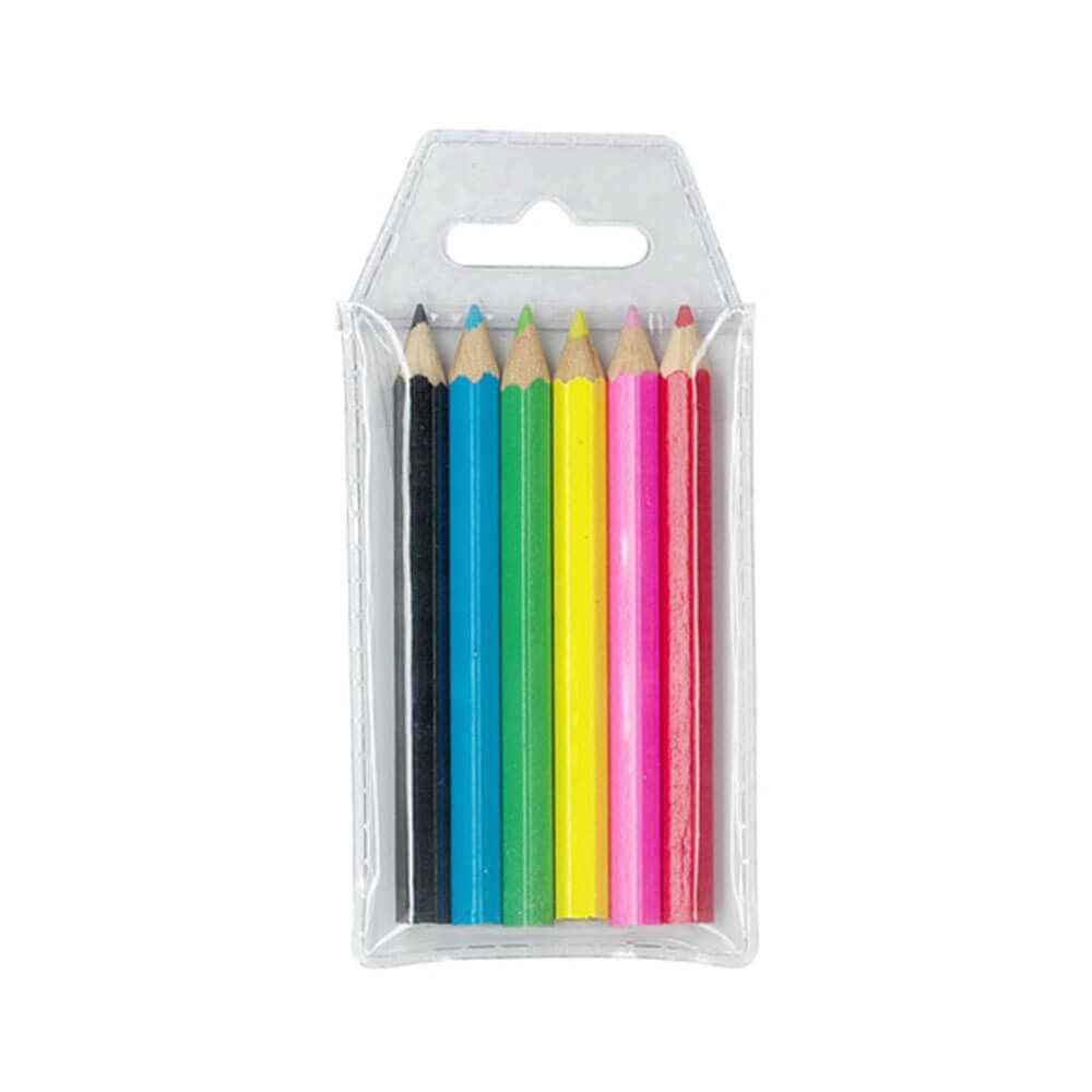 Crayons de couleur demi-longueur Dats 6pcs (36pk)