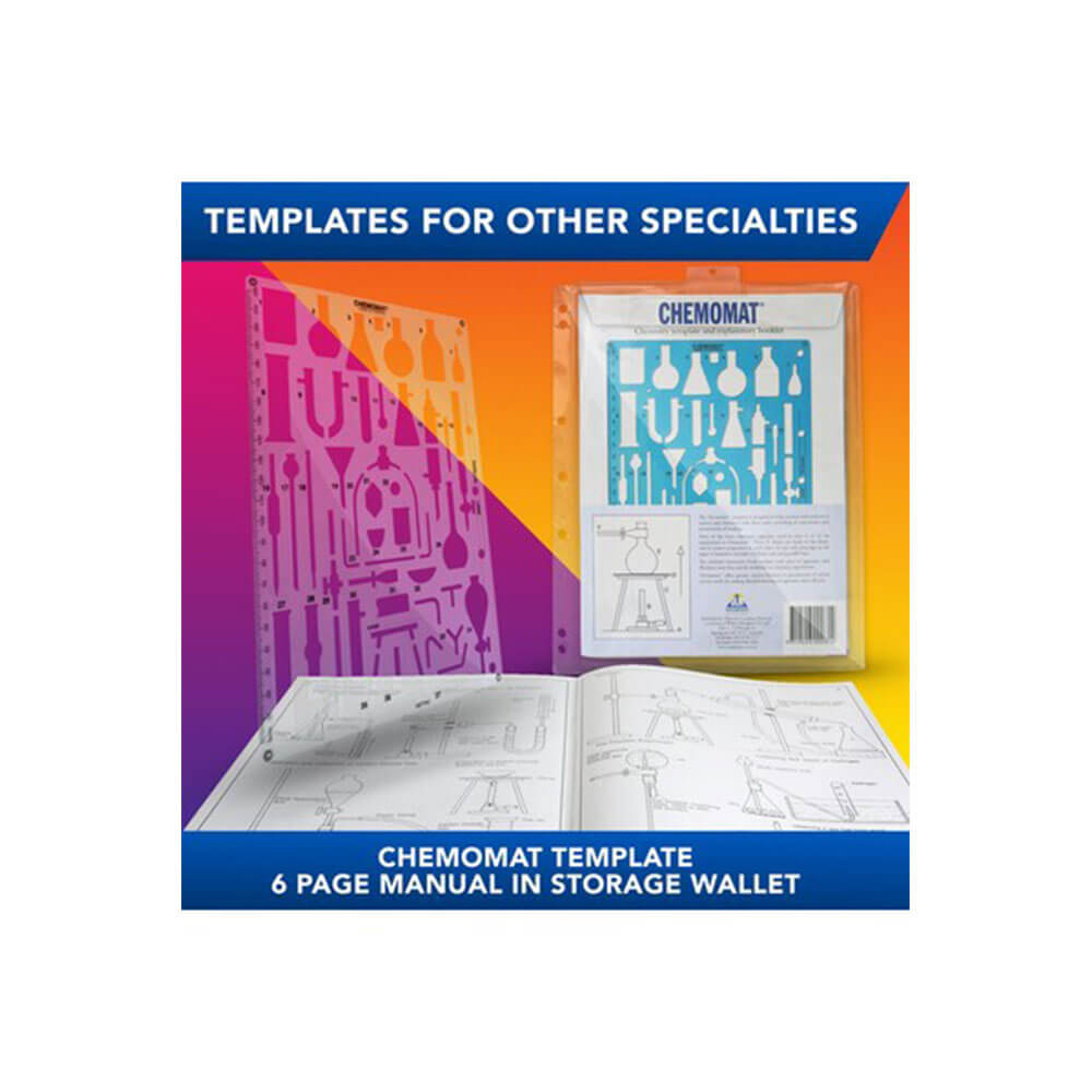 Chemomat Stencil in Storage Wallet with Instruction Book