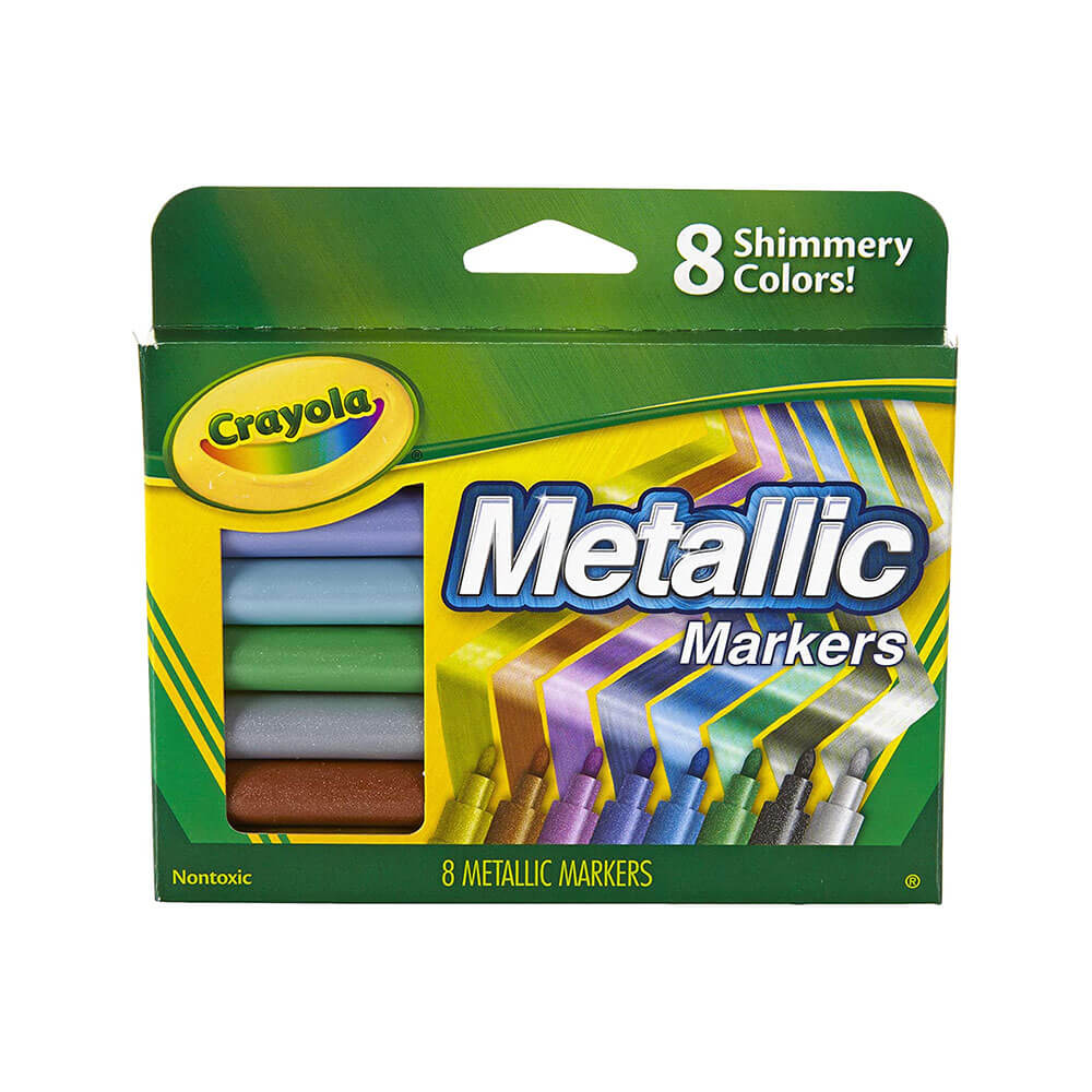 Crayola Shimmery Colours Metallic Marker (8pk)