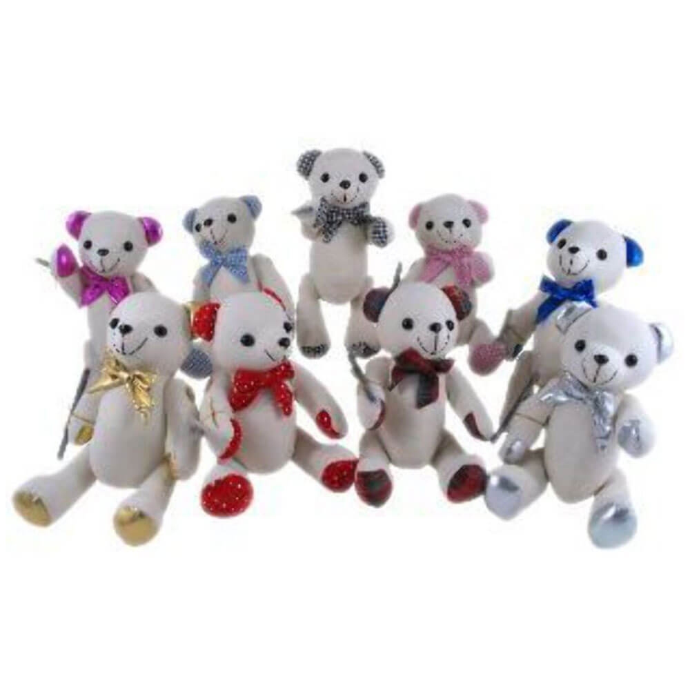 Elka Autograph Standing Jointed Bear Soft Toy Assorted 38cm