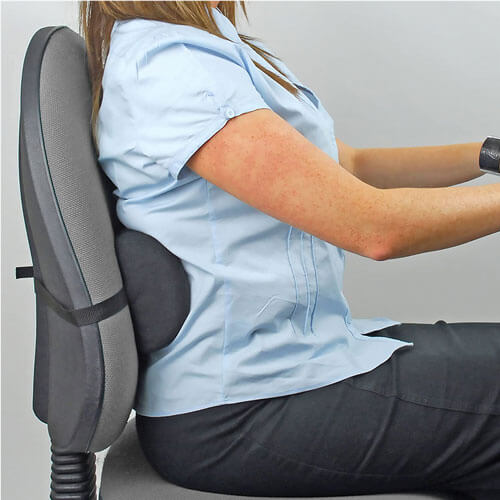 Fellowes Portable Lumbar Support Back Rest