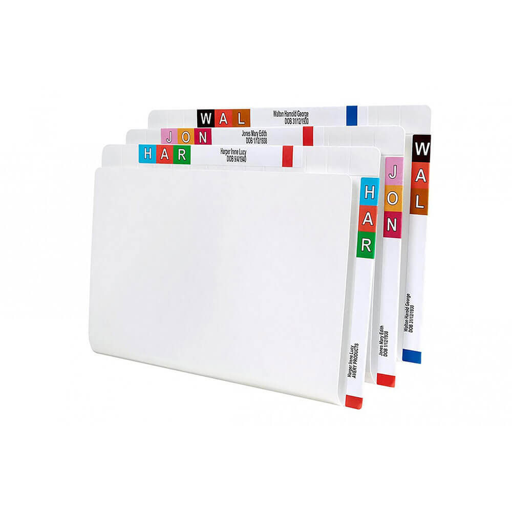 Avery Twin Tab Lateral File Foolscap (White)