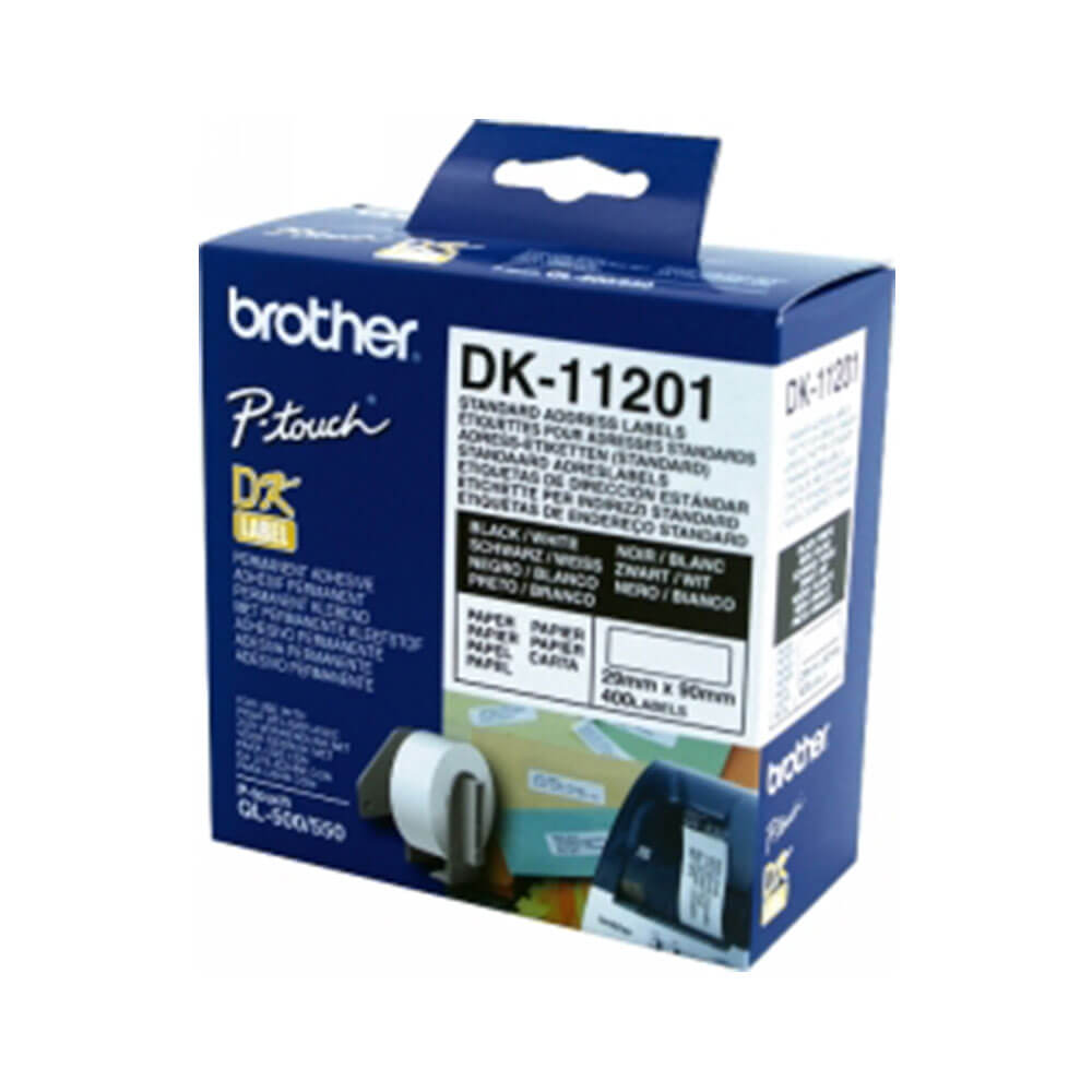 Brother DK11201 Address Label White (400/roll)