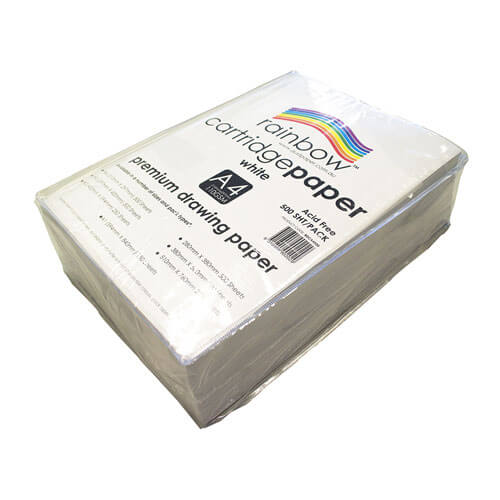 Rainbow Premium Cartridge Paper White 110gsm