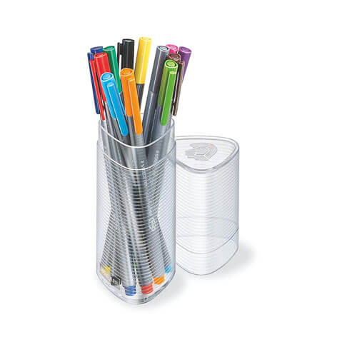Staedtler Triplus Fineliner Pen Assorted Colors (12/tub)