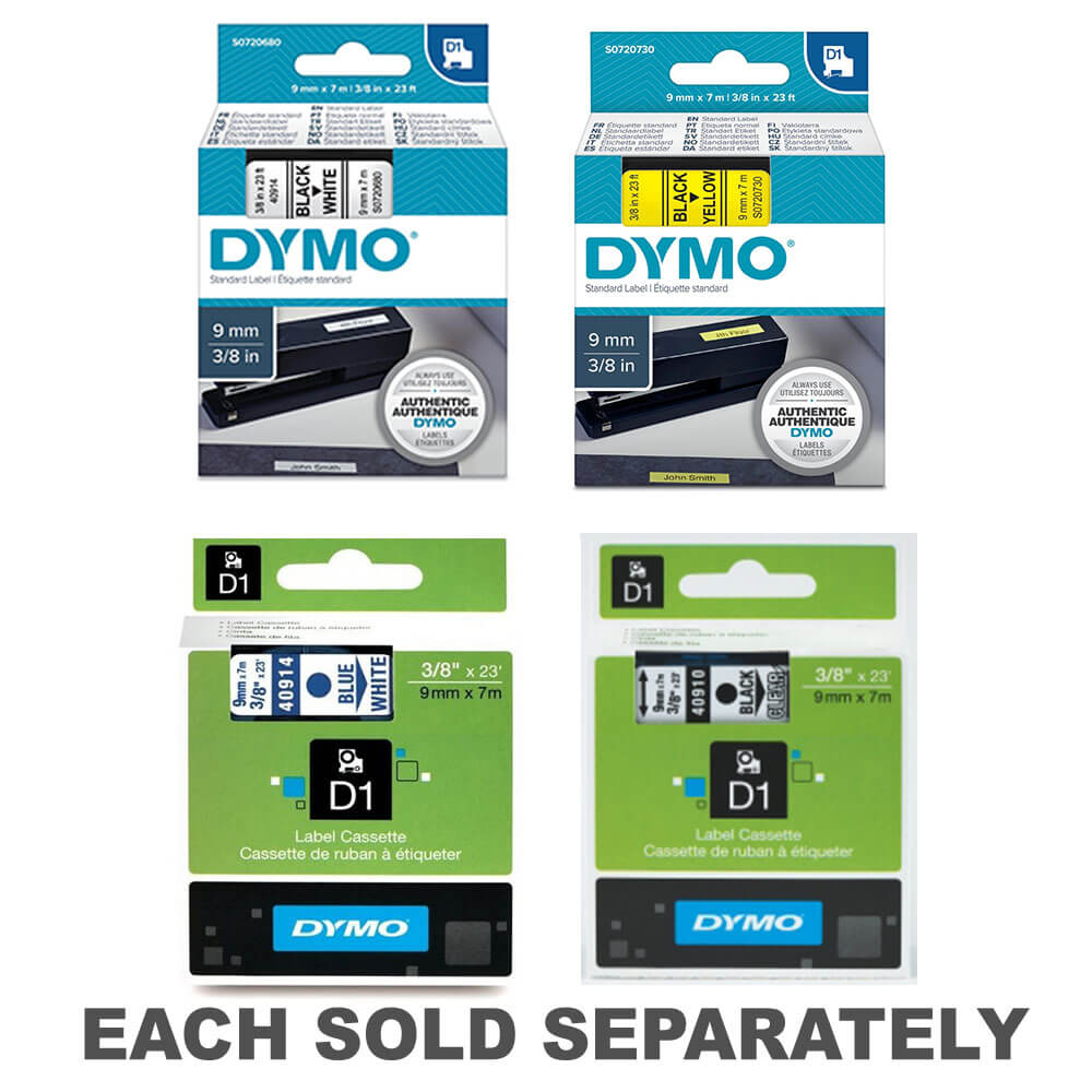 Dymo D1 Tape Label 9mmx7m