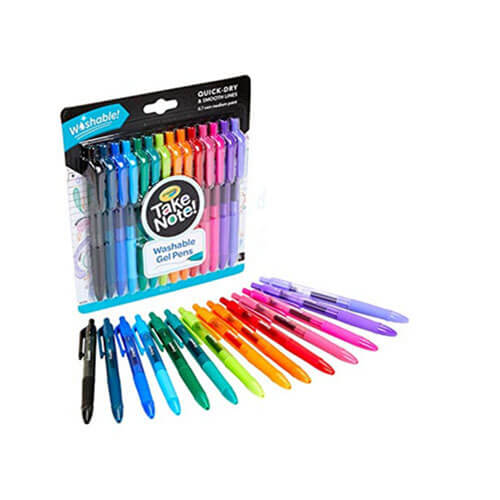 Crayola take note tvättbar penna assorterad