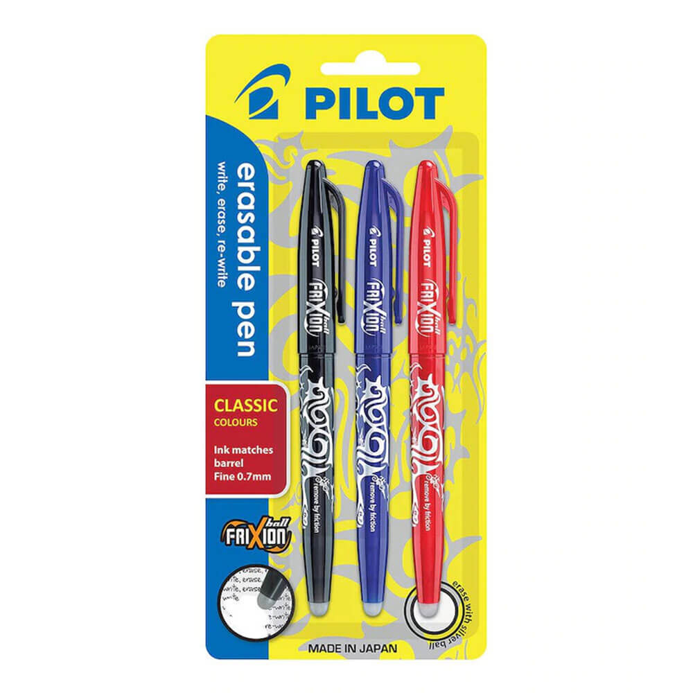 Pilot Frixion Stift Medium 1,0 mm 3er-Pack