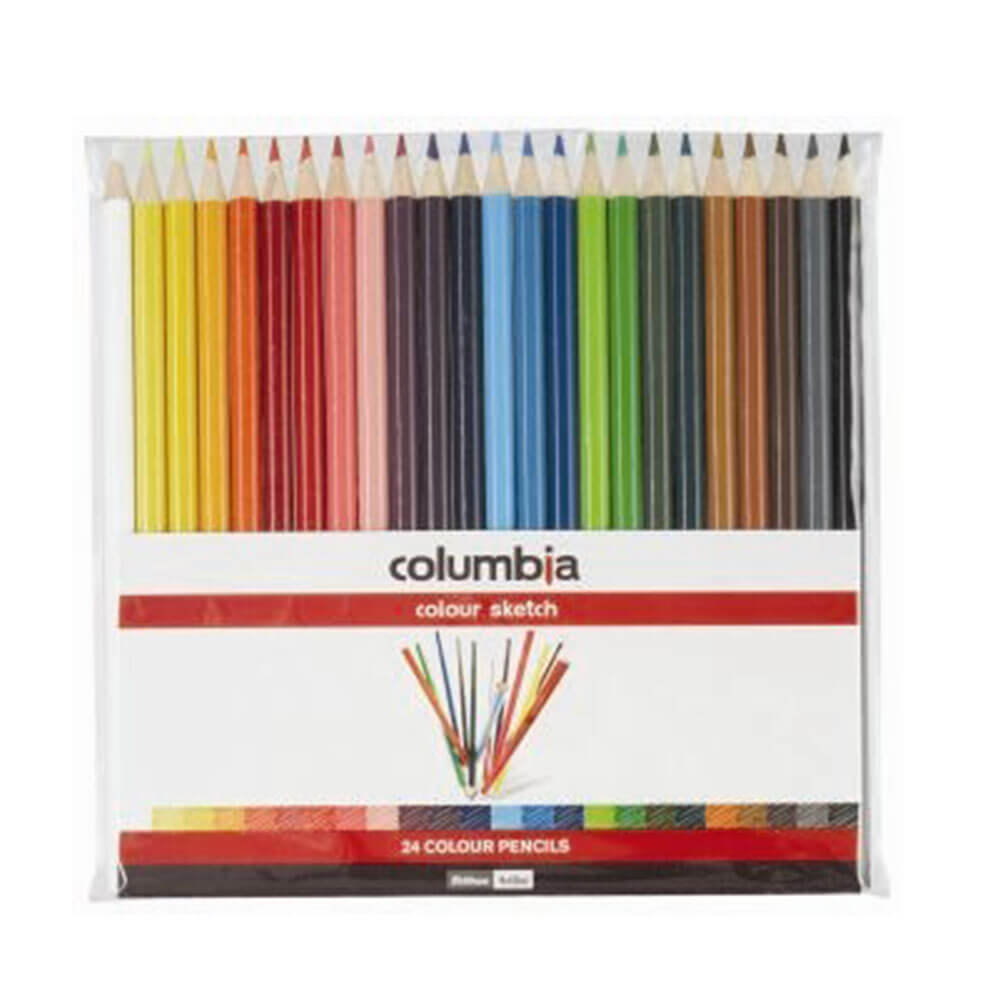 Columbia Coloured Pencil (24pk)