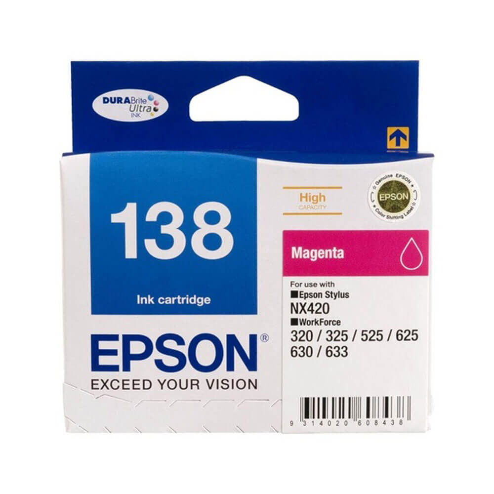 Epson High Yield Inkjet Cartridge T138