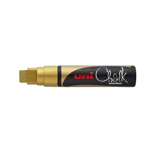 Uni Chalk Marker 15mm Chisel Tip