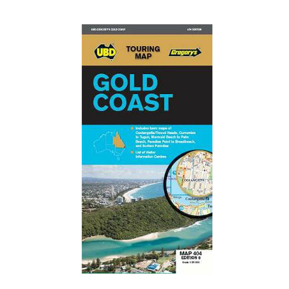 UBD Gregory's Gold Coast Map (8th Edition)
